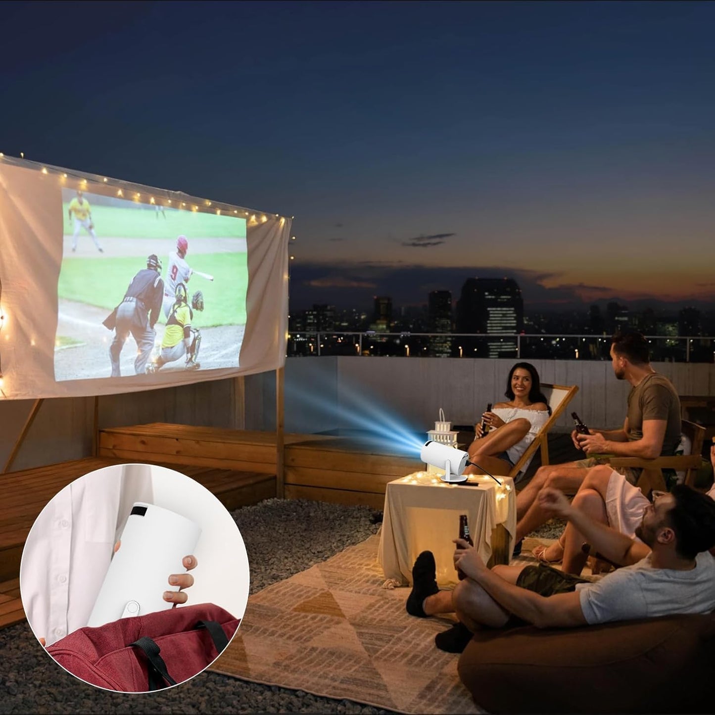 Astronova™ Portable Mini Projector by Prokart